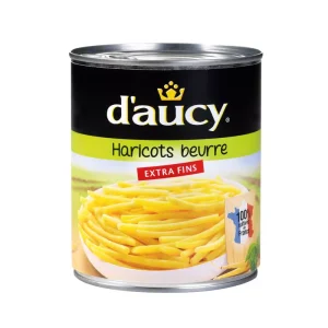Haricot Beurre Extra fins 800g - D'AUCY
