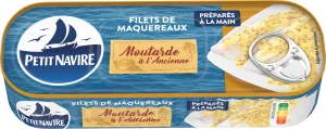 Filets de Maquereaux Sauce Moutarde 169g - PETIT NAVIRE
