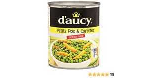 Petits pois carottes 400g - D'AUCY