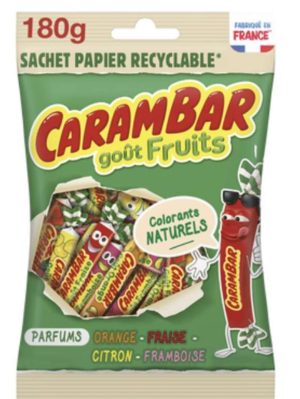 Bonbons fruits 180g - CARAMBAR (28-10-2025)